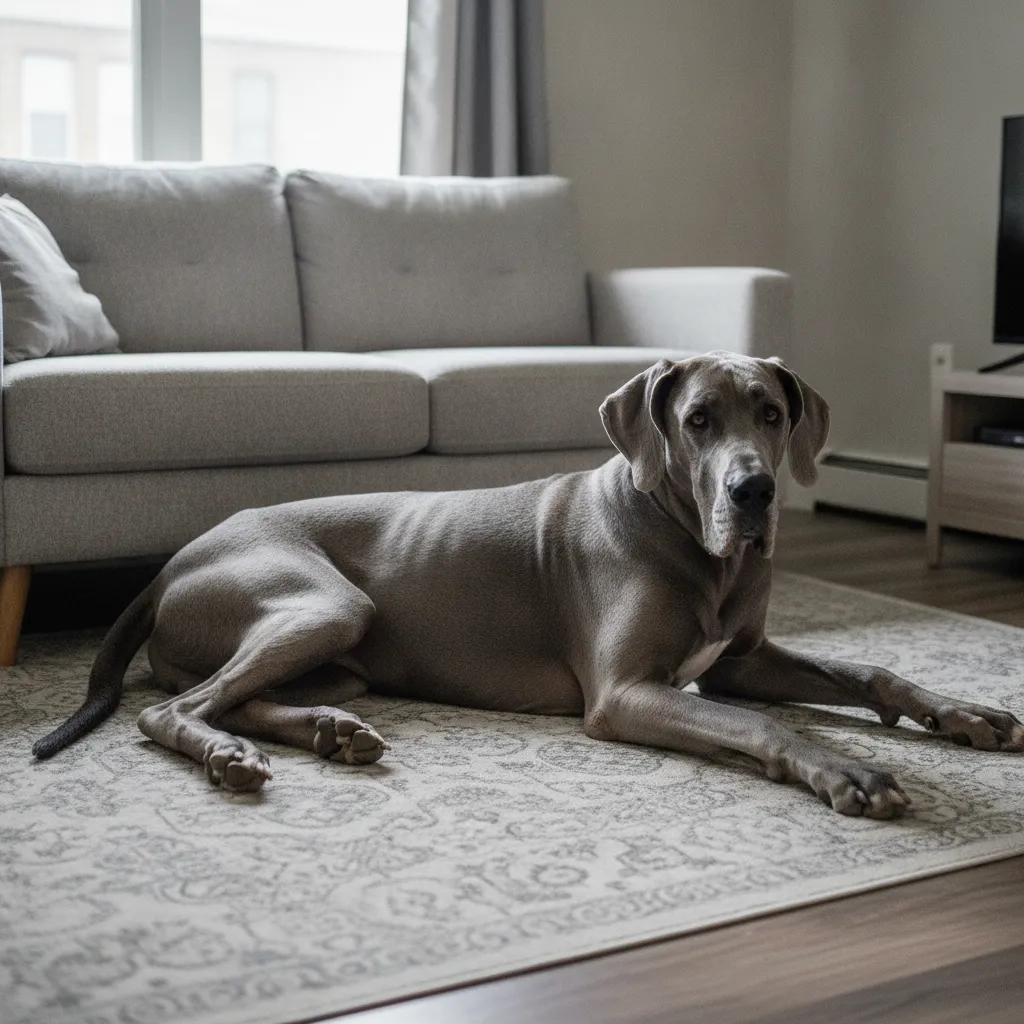 Illustration : Dogue allemand en appartement : est-ce vraiment possible ?