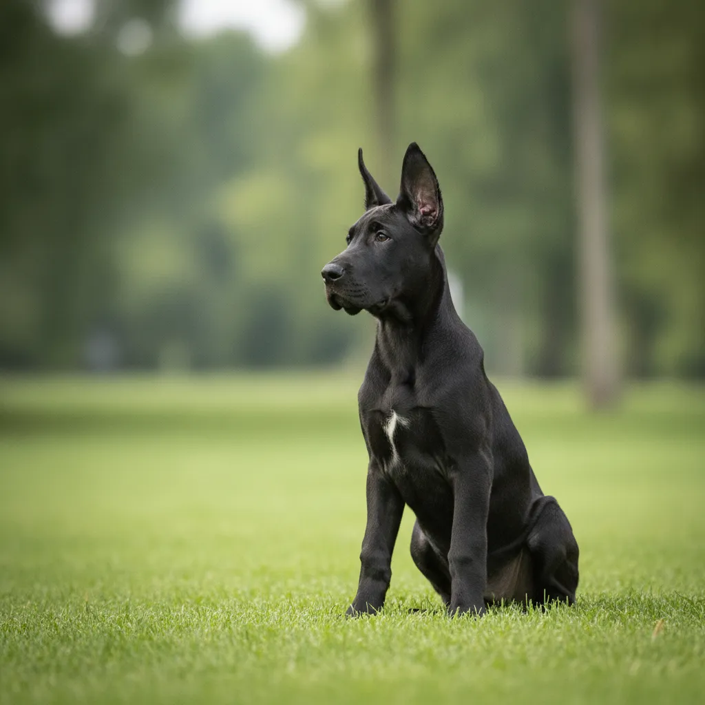 Illustration : Éducation dogue allemand chiot : dès quel âge commencer ?
